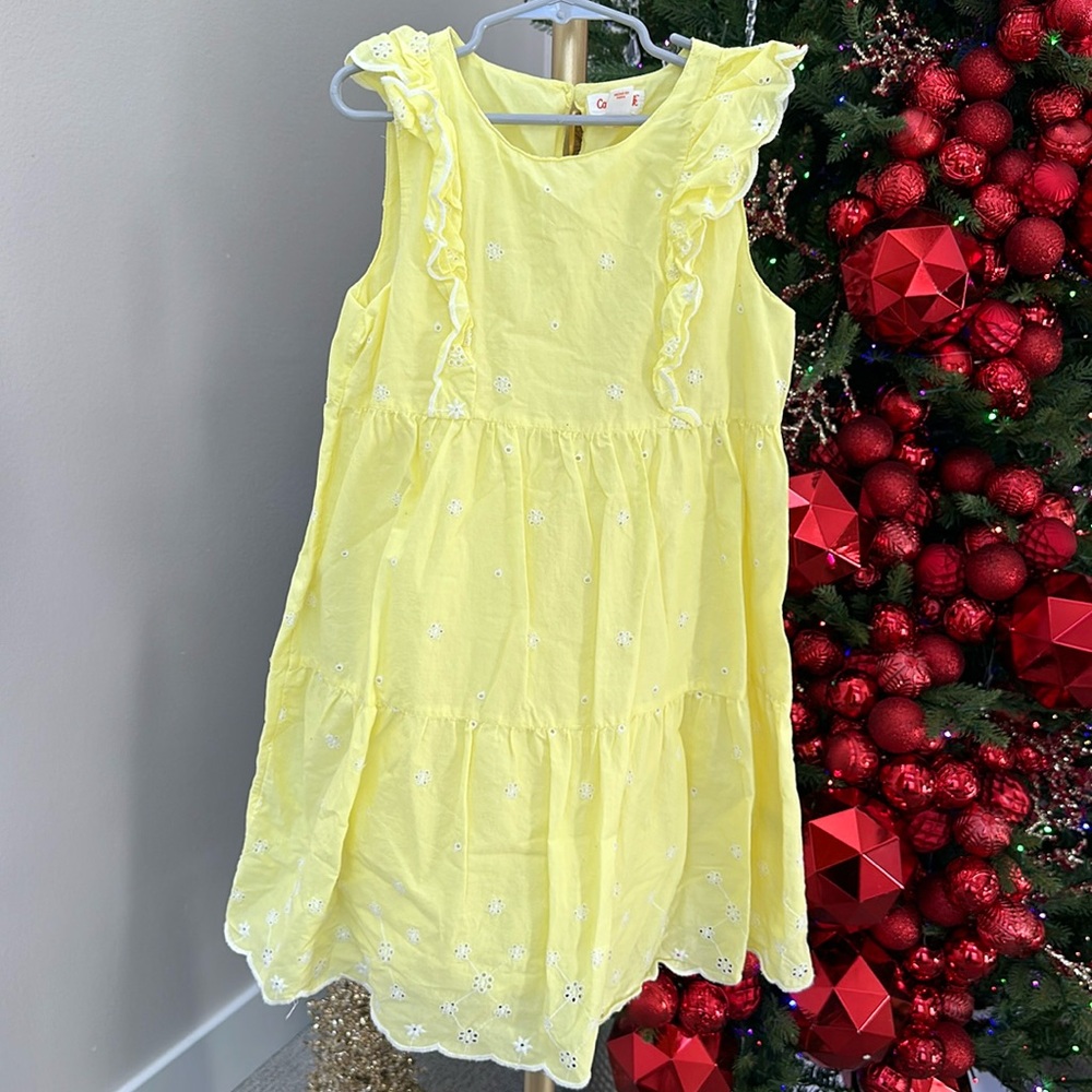 Ruffle Eyelet dress